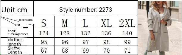 AURELLE – Hooded Mid-Length Trench Coat